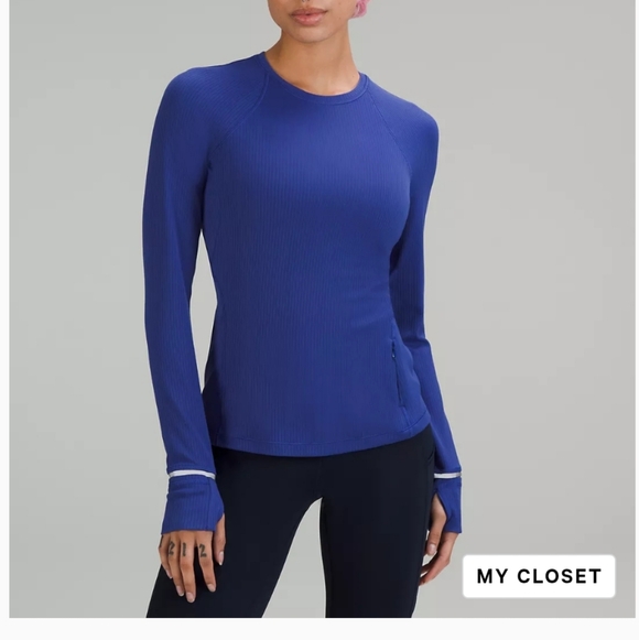 Tops - Lululemon It's Rulu Ribbed Long-Sleeve Shirt